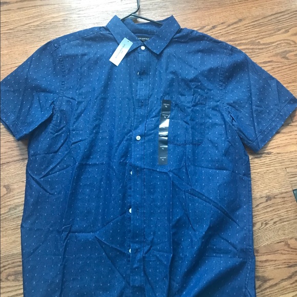 Banana Republic Other - Banana Republic dark denim patterned shirt. Banana Republic Other - Banana Republic dark denim patterned shirt.